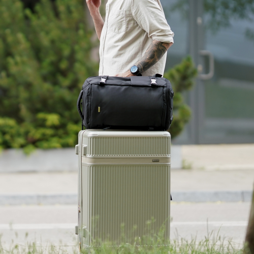 Lekki plecak miejski z kieszenią na laptopa plecak podróżny Solier SV24 TARREL Black