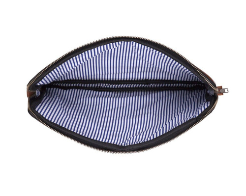 Genuine leather laptop case 15' Solier SA23A Black