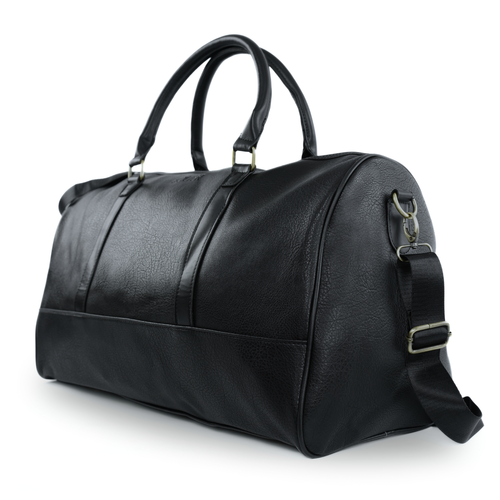 Weekendowa duża torba podróżna Solier S37 Astrin czarna