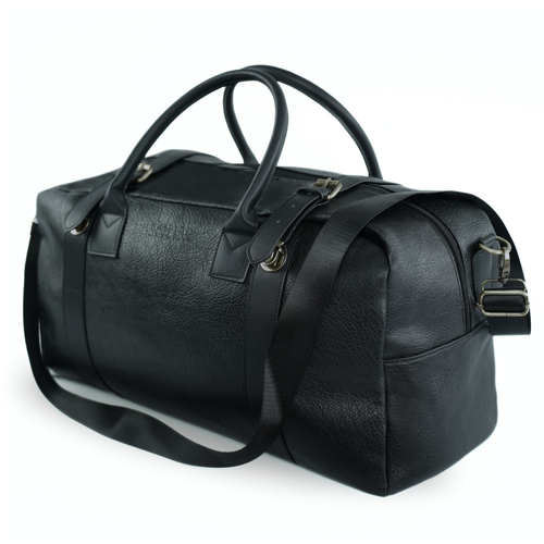 Duża weekendowa torba podróżna Solier S38 Marlin czarna