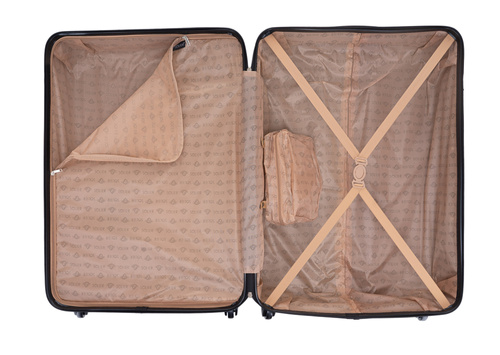 MEDIUM SUITCASE 22' STL902 ABS BLACK