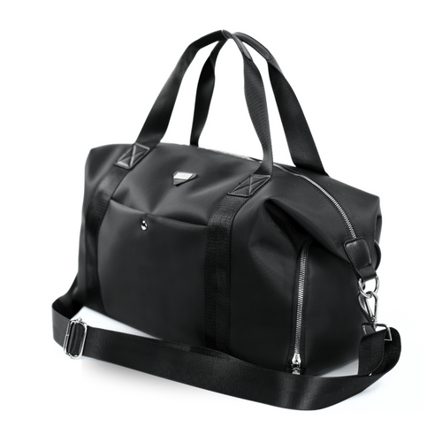 Duża weekendowa torba podróżna na ramię damska FB50 Lundra czarna