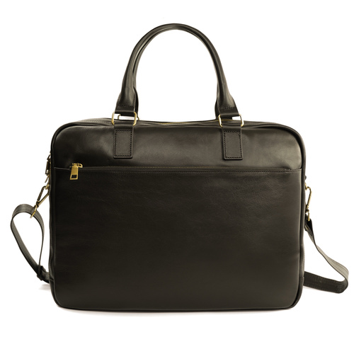 Skórzana męska torba na ramię, laptopa Solier SL01 DUNDEE