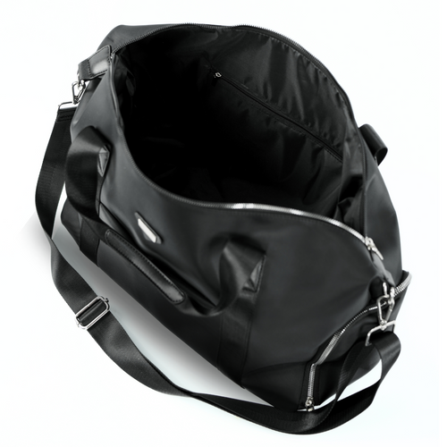 Duża weekendowa torba podróżna na ramię damska FB50 Lundra czarna