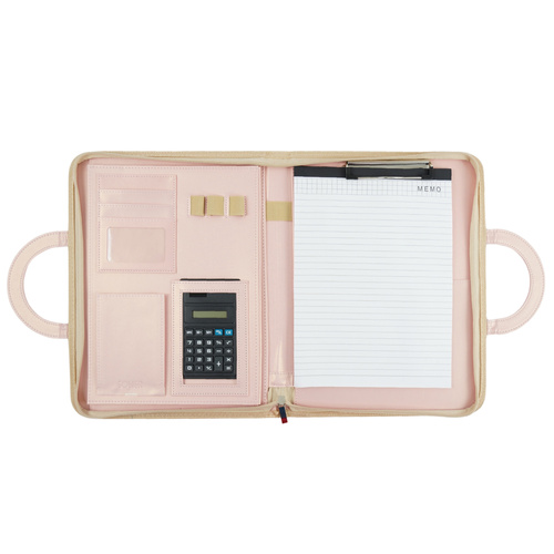 TECZKA NA DOKUMENTY Z RĄCZKĄ ST09 PINK