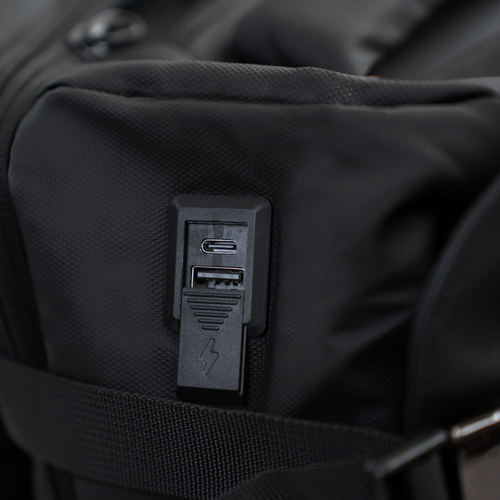 Lekki plecak miejski z kieszenią na laptopa plecak podróżny Solier SV24 TARREL Black