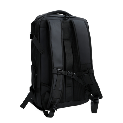 Lekki plecak miejski z kieszenią na laptopa plecak podróżny Solier SV24 TARREL Black