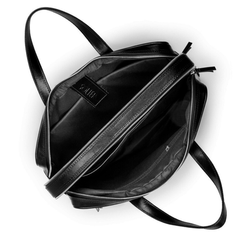 SKÓRZANA TORBA NA LAPTOPA MĘSKA SOLIER SL05 NEWBRIDGE CZARNA