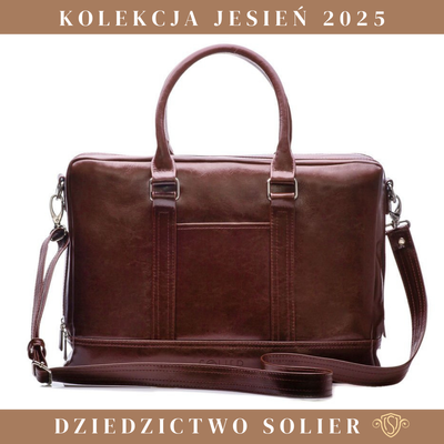 Men's leather shoulder laptop bag SL02 ABERDEEN