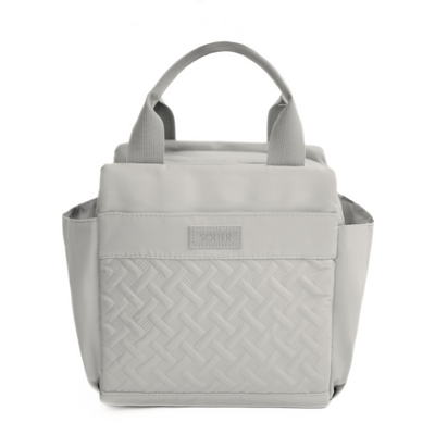 Torba weekendowa podróżna skórzana Solier SL39 Astrin czarna 