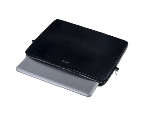 Genuine leather laptop case 15' Solier SA23A Black