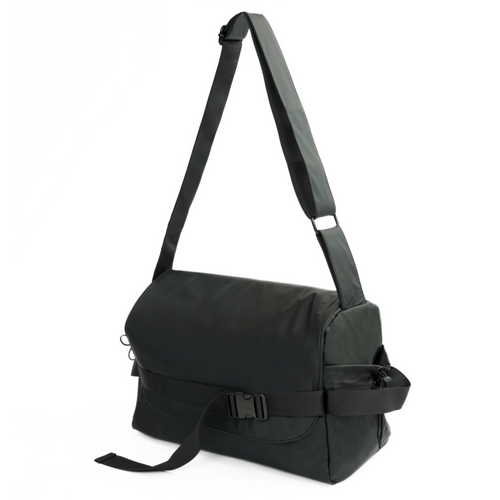 Męska torba listonoszka na ramię Solier S42 VESARI Black