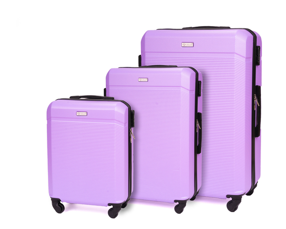Zestaw walizek podróżnych STL945 fioletowy